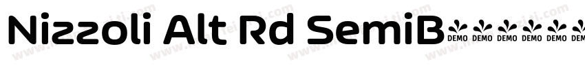 Nizzoli Alt Rd SemiB字体转换